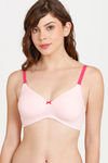 Rosaline Padded Non Wired 3/4th Coverage T-Shirt Bra - Orchid Pink — thumbnail 1